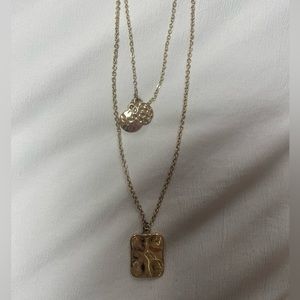 Gold Stacked Necklace